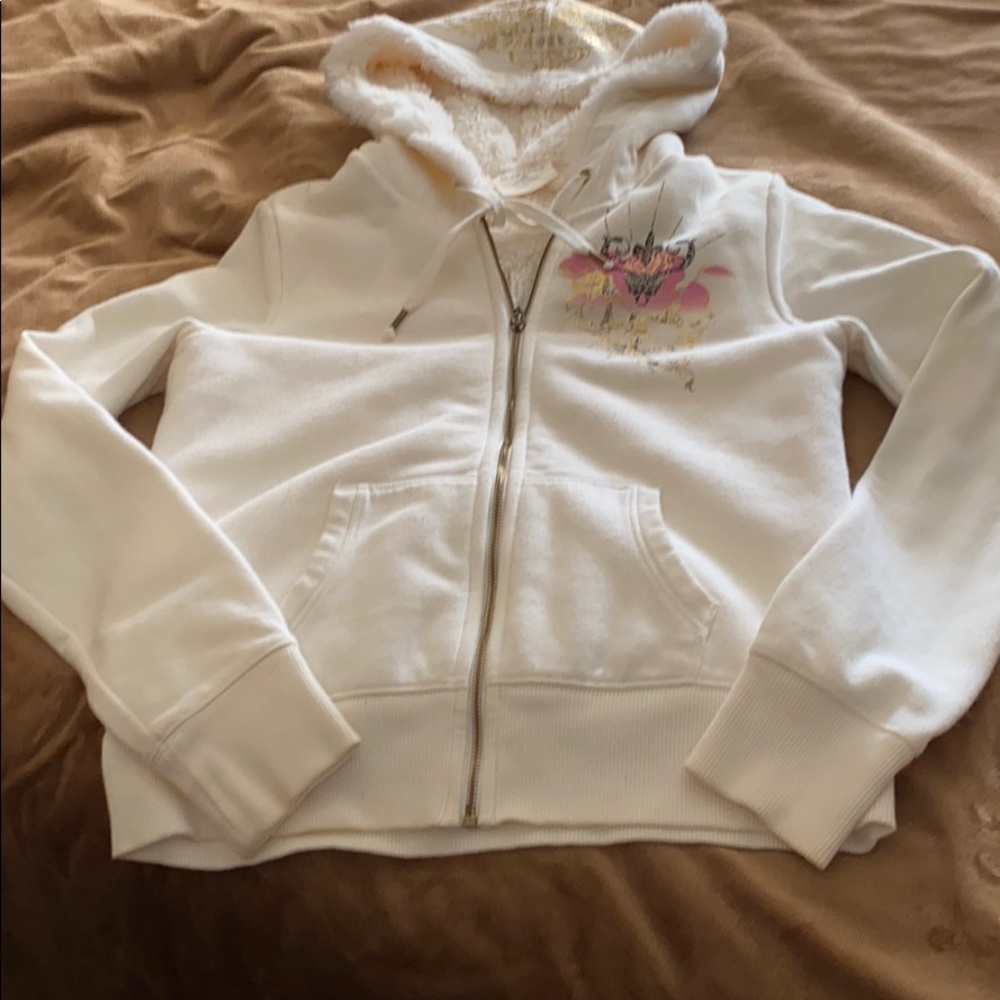 Furlined Hoodie Size Medium Lightly worn
